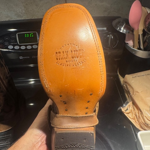 Gran Lider Womens Cowboy Boot Size 9.5 never worn - Picture 4 of 8